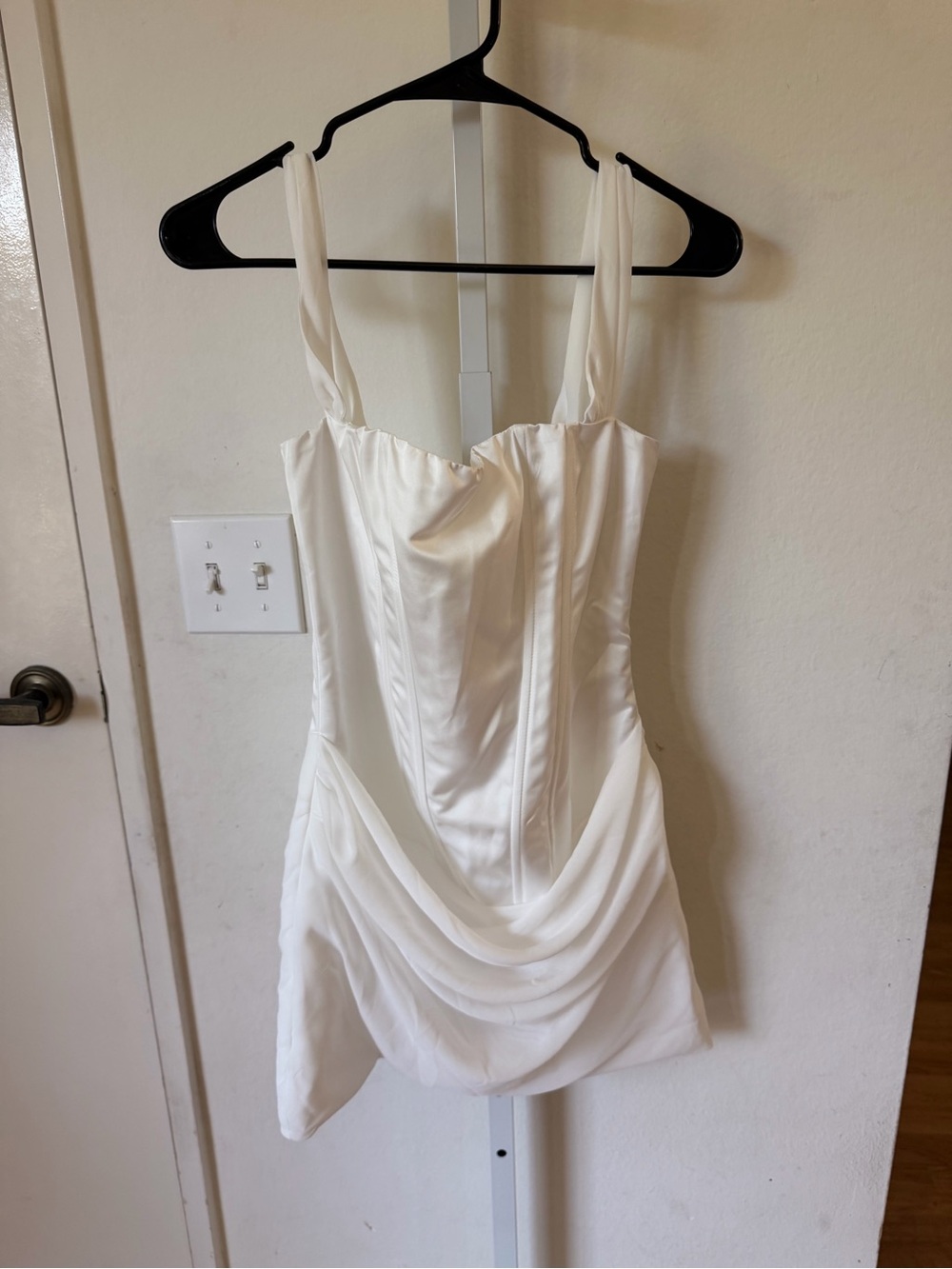 Princess Polly White Off-the-Shoulder Corset Mini Dress - Picture 3 of 5